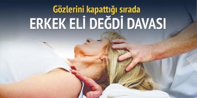 Erkek eline dava açtı