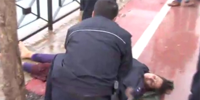 Polis memuru intihar eden kadını hayata döndürdü