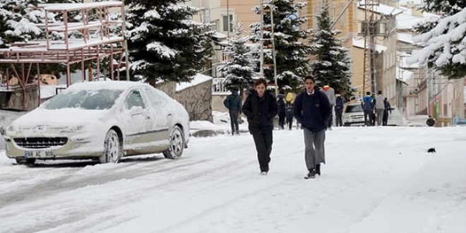 Doğu Anadolu'da kar yağışı etkili oldu