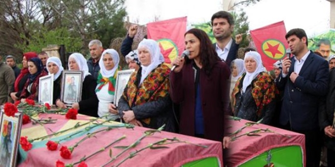 2 HDP'li vekil, PKK'lnn cenazesine katld
