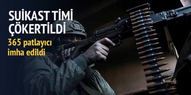 PYD'nin suikast timi çökertildi