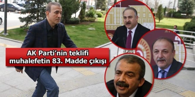 Ak Parti, dokunulmazlığı CHP ile görüştü