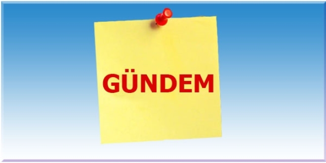 20 Mart 2016'dan önemli gündem başlıkları