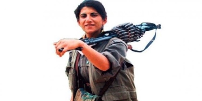 PKK kadn terristi apar topar gmd