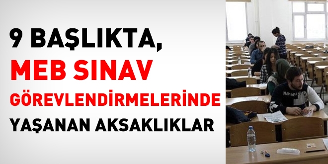 MEB Merkezi sınavlarında aksayan yönler