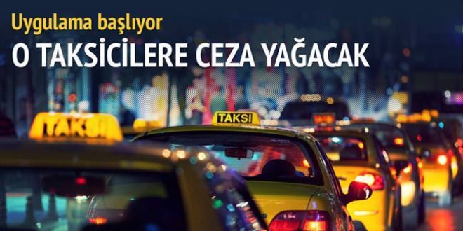 Turisti üzen taksiciye ceza