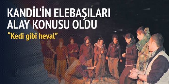 Kandil'in ele başları gölgelerinden korkuyorlar