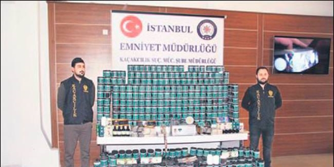 Polisten 500 kiloluk sahte bitkisel ila� operasyonu