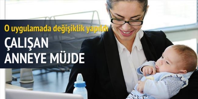 Çalışan anneye kulüp müjdesi