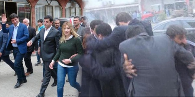 Cuma'yı Cizre'de kıldı, basınçlı su ile ıslandı
