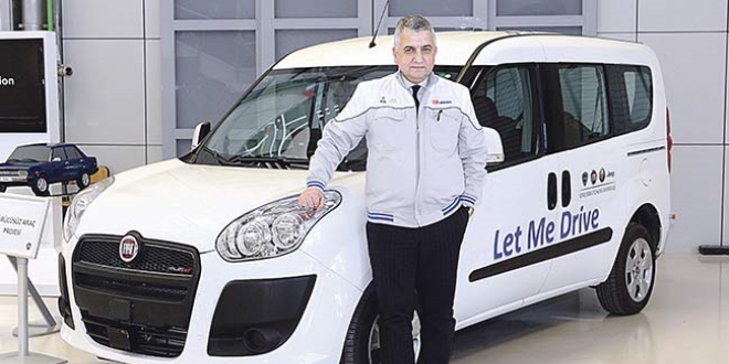Sürücüsüz yerli otomobil parkura çıktı