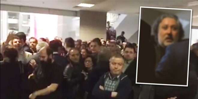 Cumhuriyet yazar� Sabuncu kad�n gazeteciye sald�rd�