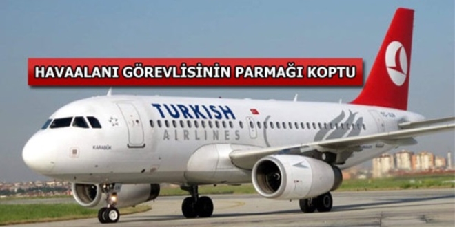 Uçağı kaçırdı, kapıyı zorladı, görevlinin parmağını kopardı