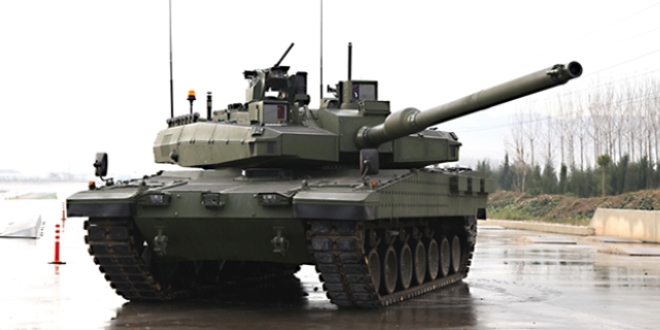 'Altay tank iin greve hazrz'