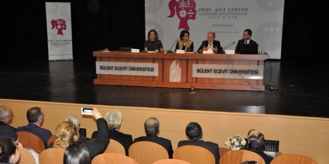 Aziz Sancar'ın, 'STEM Kampları' projesi Zonguldak'ta başladı