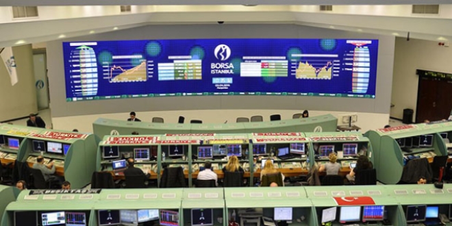 Borsadan 9,5 ay�n en y�ksek kapan���