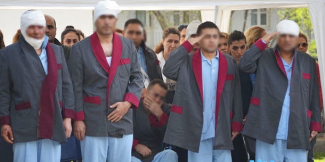 Hani saldırısında yaralanan askerler şehit arkadaşları için ayakta