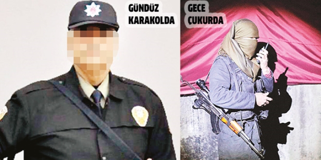 Gündüz karakolda bekçi, gece hendekte nöbetçi