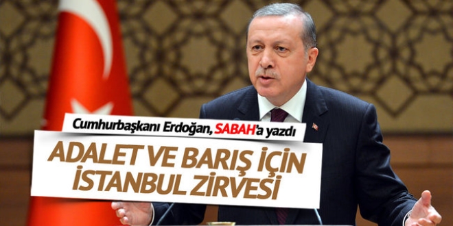 Cumhurbaşkanı, Sabah Gazetesi'ne yazdı