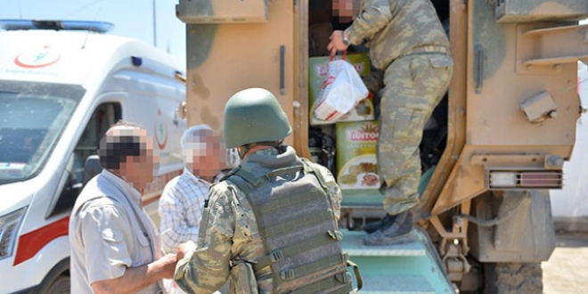 Güvenlik güçlerine 'baklavalı' destek