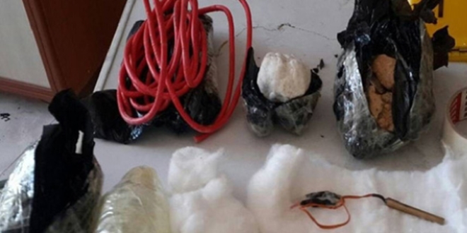 Ceylanpınar'da 7.5 kilo TNT ele geçirildi