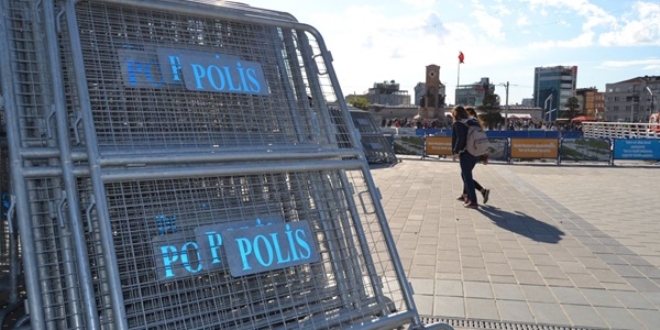 stanbul Valisi: Taksim Meydan 1 Mays'a kapal