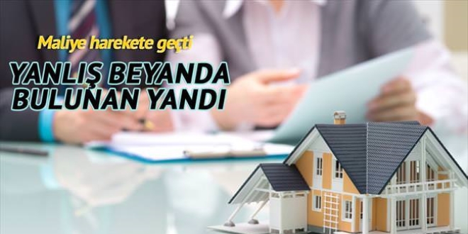 Maliye tapuda yanlış beyana ceza yağdırdı