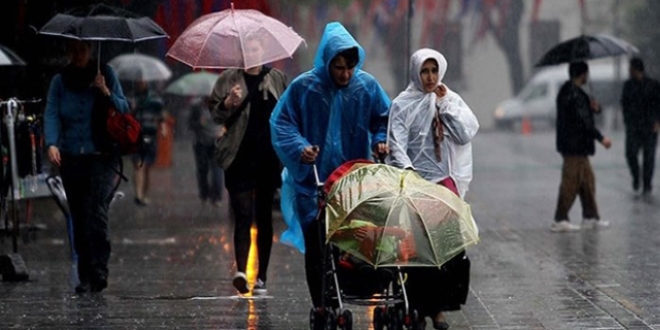 Meteoroloji'den sağanak yağış uyarısı