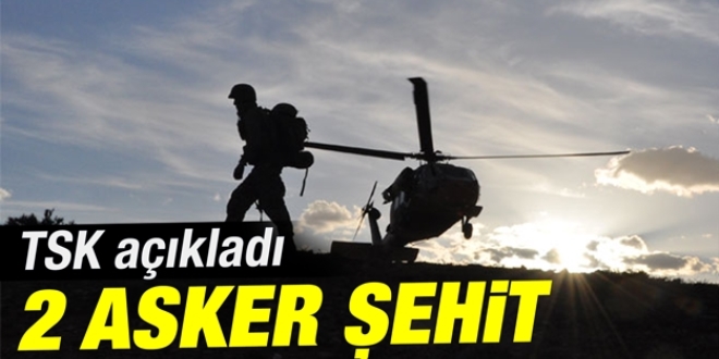 Şırnak'ta yaralanan iki asker şehit oldu