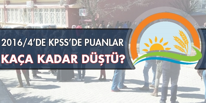 2016/4 KPSS'de en çok tercih edilen kadrolar