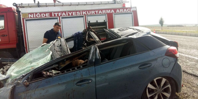 Kaza yapan makine mühendisi hayatını kaybetti