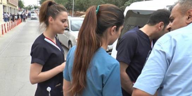 Hemşire hasta yakını tarafından darp edildi