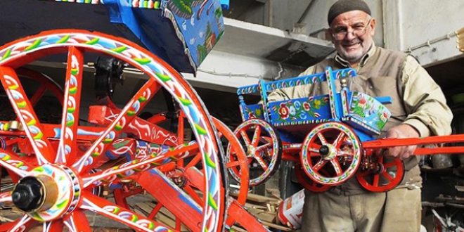 At arabas� �retimini dekoratife d�n��t�r�nce i�leri a��ld�