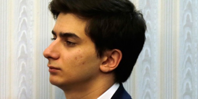 Davutoğlu'nun oğlu da toplantıyı izledi