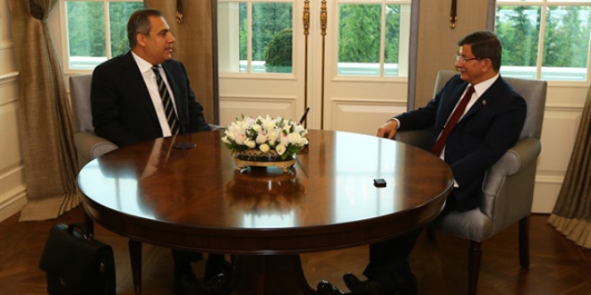 Başbakan Davutoğlu, MİT Müsteşarı Fidan'ı kabul etti