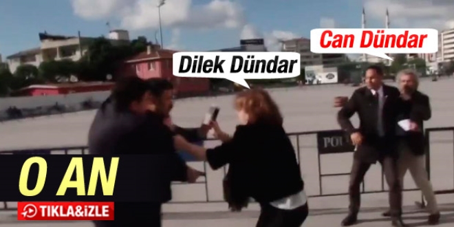 Can Dündar'a saldırı anının en net videosu