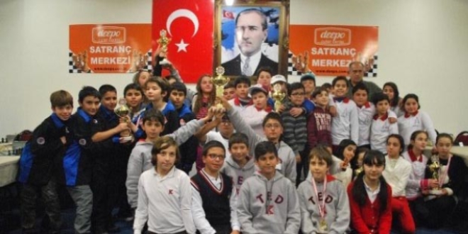 Okul Sporları Satranç turnuvası sona erdi