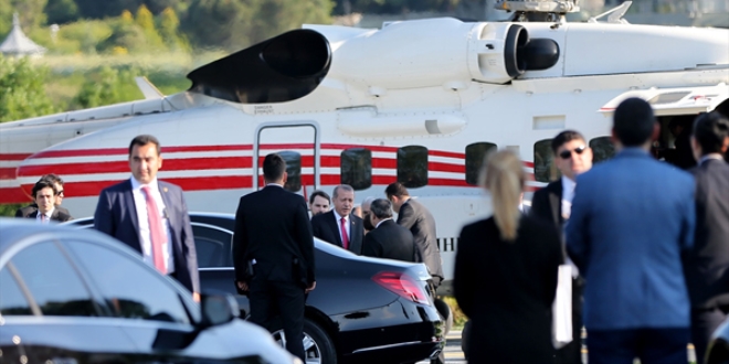 Erdoğan, 3. Havalimanı şantiyesini inceledi