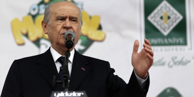 Bahçeli: Yenilgiyi peşinen kabullenen sünepeler lobisi...