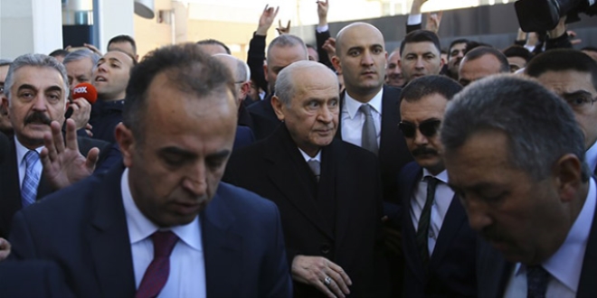 Bahçeli Genel Merkez'de