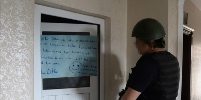 Şırnak'ta askerleri güldüren mesaj