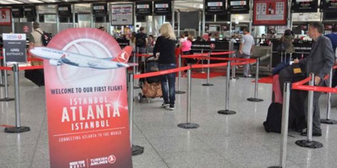 THY Atlanta'ya direkt uçmaya başladı