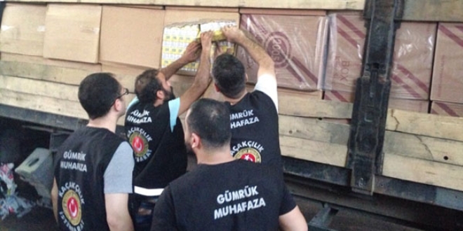 Gümrüklerde 82 milyon liralık kaçakçılık önlendi