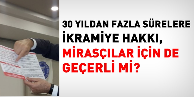 kramiye hakk miraslar iin de geerli midir?