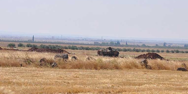 Kilis sınırında tank patladı