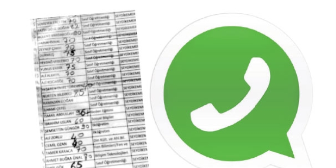 'Torpil listesi'nde WhatsApp azizlii