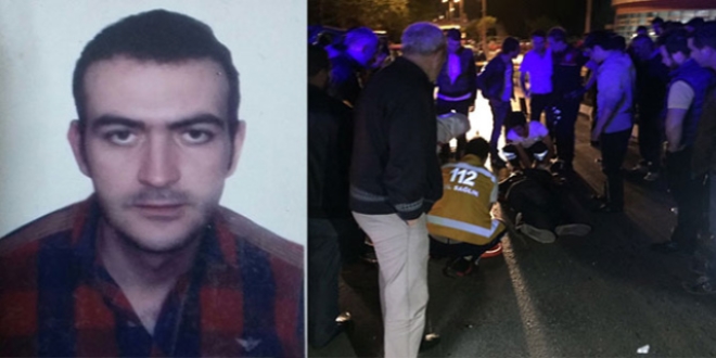 Trafik kazası geçiren üniversite öğrencisi hayatını kaybetti