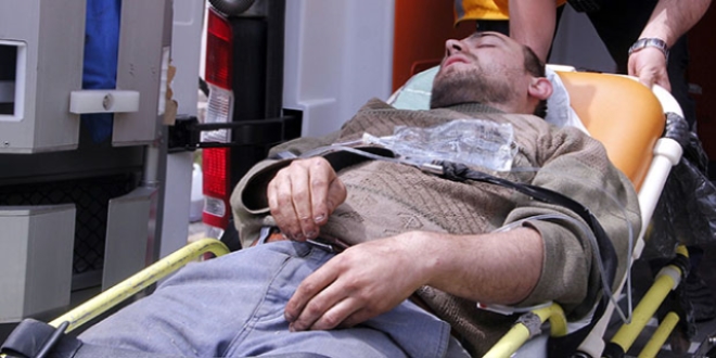 Maa� eylemi ba�latan i��ilerden 3'� hastaneye kald�r�ld�