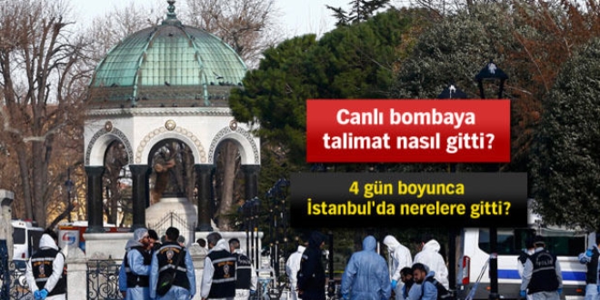 DEAŞ'lı Sultanahmet'te 4 gün keşif yaptı, talimatı kriptoyla aldı