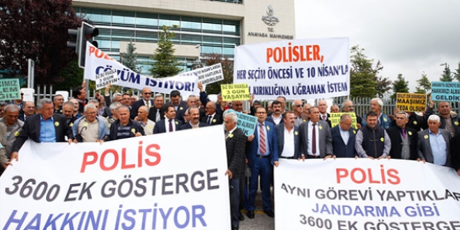 Emekli polislerin ek göstergelerinin arttırılması talebi